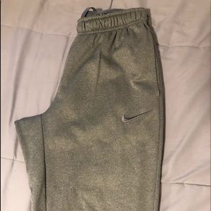 Grey Nike sweatpants
